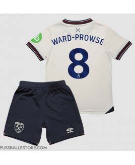 Günstige West Ham United James Ward-Prowse #8 Auswärts Trikotsatzt Kinder 2025-26 Kurzarm (+ Kurze Hosen)